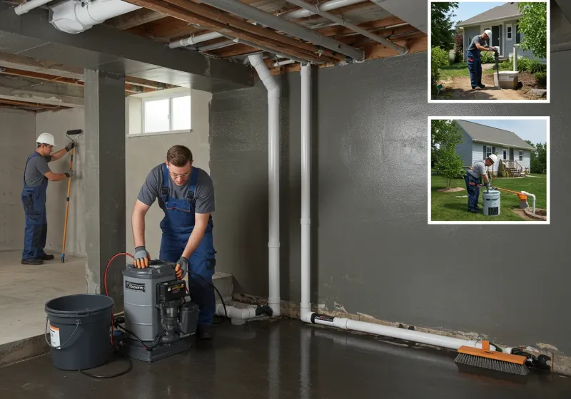 Basement Waterproofing and Flood Prevention process in Simonton Lake, IN